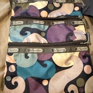 LeSportsac Swirl Pattern Crossbody Bag